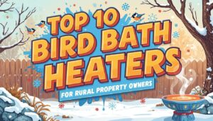 bird bath heaters for rural property owners