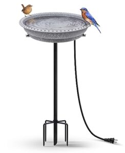 BIRD WISH Heated Bird Bath, B0CHF33LKB