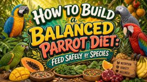 creating a balanced parrot diet