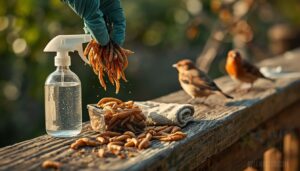 discarding dead insects and spoiled food quickly discarding dead insects and spoiled food quickly