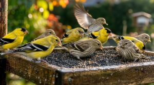 finches and siskins finches and siskins