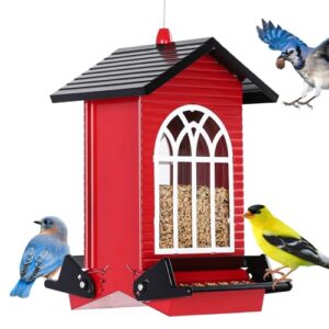 Gbekery Squirrel Proof Bird Feeder B0FJ1ZQKWC