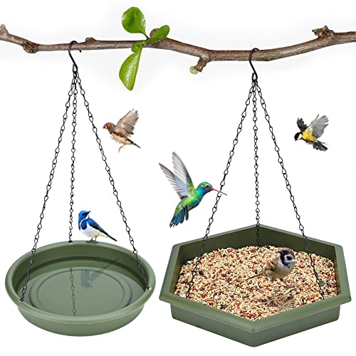 Hanging Bird Bath,2 in 1