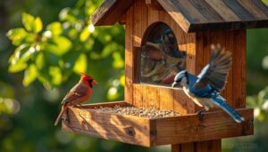 hopper feeders for larger seed-eating backyard birds hopper feeders for larger seed-eating backyard birds
