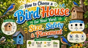 how to choose a bird house for your yard