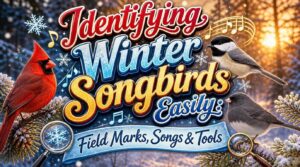 identifying winter songbirds easily
