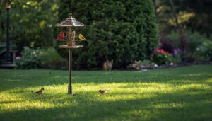 keep feeders at least 10 feet from shrubs keep feeders at least 10 feet from shrubs