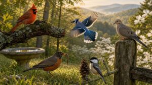 most common birds in virginia