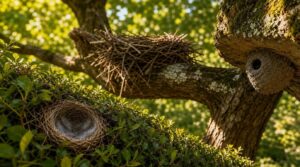 nest shape and placement clues nest shape and placement clues