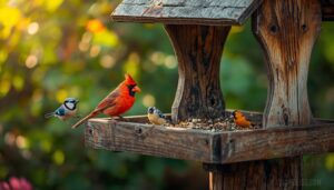 platform feeders for cardinals, jays, chickadees, and finches platform feeders for cardinals, jays, chickadees, and finches
