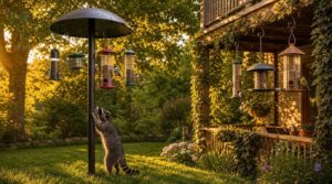 pole-mounted versus hanging feeder setups pole-mounted versus hanging feeder setups