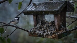 rain quickly spoils bird seed rain quickly spoils bird seed