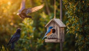 reducing competition from larger birds reducing competition from larger birds