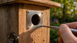 securing metal guards with corner screws securing metal guards with corner screws