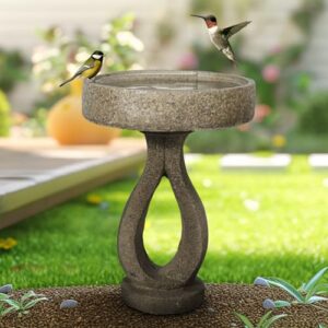 SKYFIRE 21.8”Birdbaths for The Garden B0DFCLZJ4V