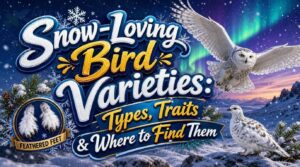 snow loving bird varieties