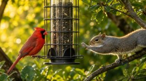 squirrel-proof cardinal feeder features squirrel-proof cardinal feeder features