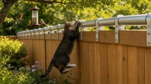 use coyote rollers on fences near bird areas use coyote rollers on fences near bird areas