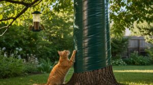 use slippery guards on trees and posts use slippery guards on trees and posts