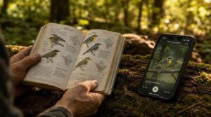 using apps alongside printed field guides using apps alongside printed field guides