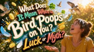 what does it mean when a bird poops on you