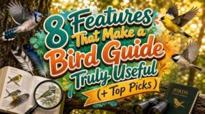 what features make a bird guide useful