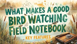 what makes a good bird watching field notebook