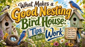 what makes a good nesting bird house what makes a good nesting bird house