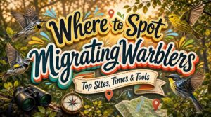 where to spot migrating warblers