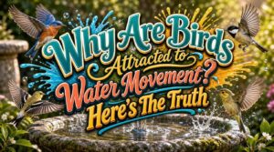 why birds are attracted to water movement