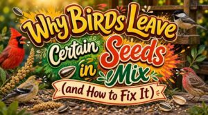 why birds leave certain seeds in mix