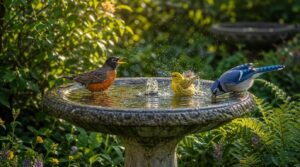 yes, many birds prefer moving water yes, many birds prefer moving water