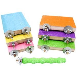 7 Pcs Bird Perch Stand B08C77QLB2