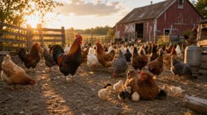 a group of chickens is a flock a group of chickens is a flock