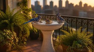 apartment patio bird bath features apartment patio bird bath features