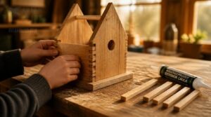 assemble walls and roof assemble walls and roof