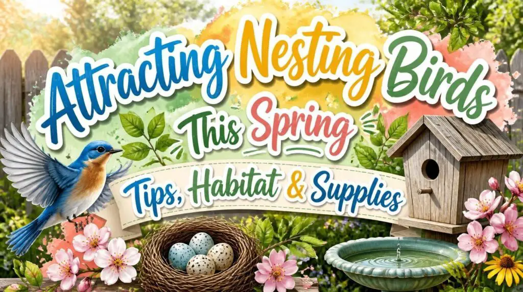Attracting Nesting Birds This Spring: Tips, Habitat & Supplies