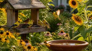 attracting small yellow birds attracting small yellow birds