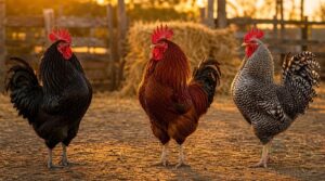 group of roosters group of roosters