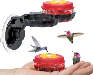 Handheld Small Glass Hummingbird Feeders B099M332S7