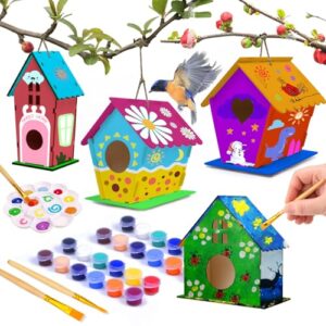 hapray 4 Pack Bird House B08F998VHB