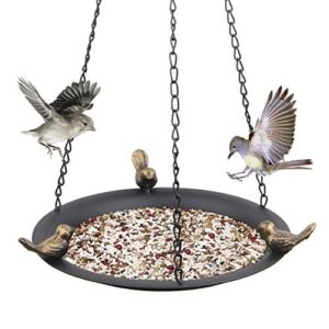 Kimdio Bird Feeder Hanging Tray, B07NS3NPLF