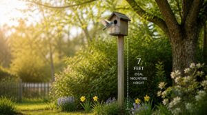 mount five to ten feet mount five to ten feet