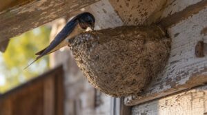 mud nests under eaves mud nests under eaves
