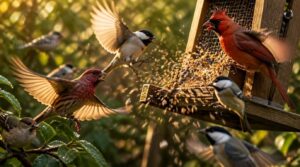 sounds help birds locate feeders sounds help birds locate feeders