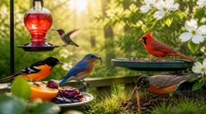 spring foods by bird type spring foods by bird type