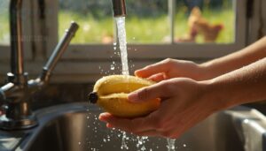 wash fruit thoroughly wash fruit thoroughly