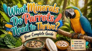 what minerals do parrots need to thrive