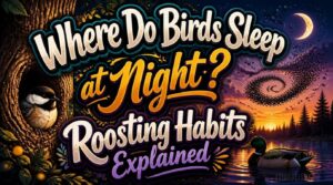 where do birds sleep at night where do birds sleep at night