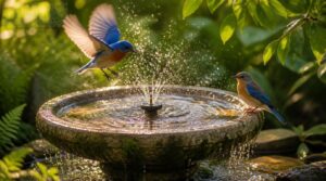 add movement to attract birds add movement to attract birds